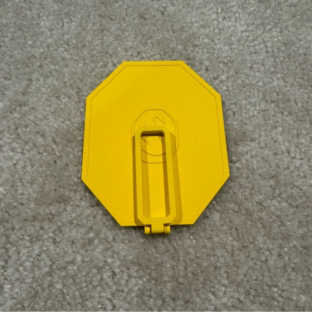 Swarovski Yellow Framed Octagonal table/travel Mirror
